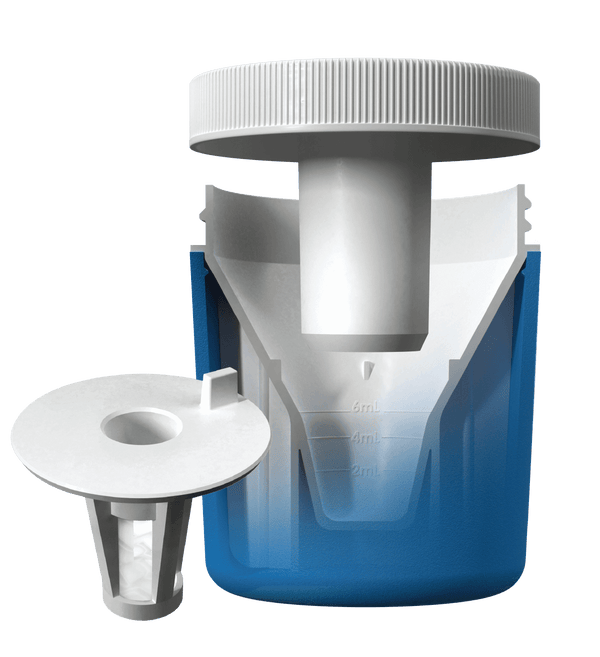 ProteX™ Semen Collection Cup with optional NovoSort® Sperm Isolation