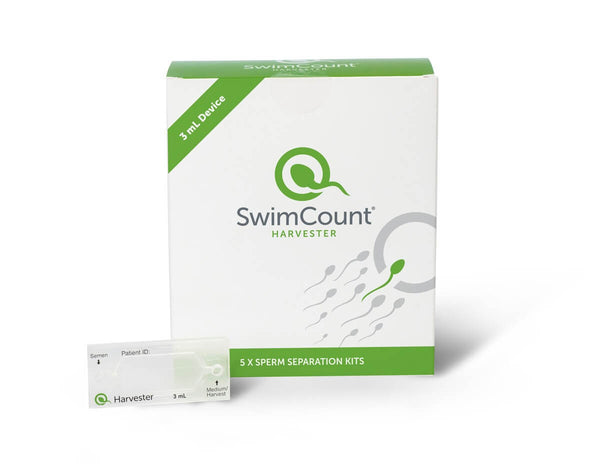 SwimCount® Harvester 3mL and Packaging