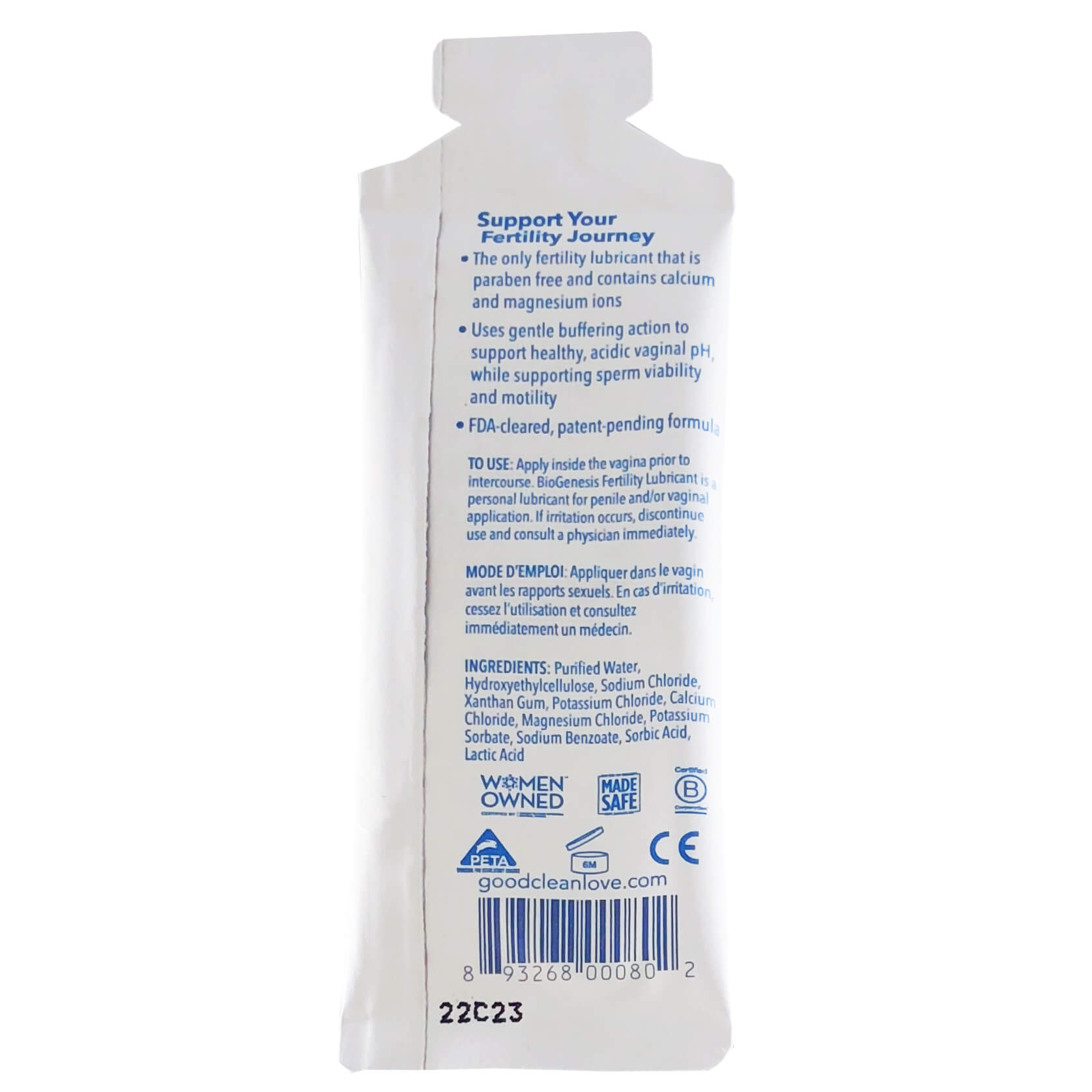 BioGenesis Fertility Lubricant (FDA 510k Cleared) obgyn.ivfstore.com BioGenesis Fertility Lubricant (FDA 510k Cleared) obgyn.ivfstore.com